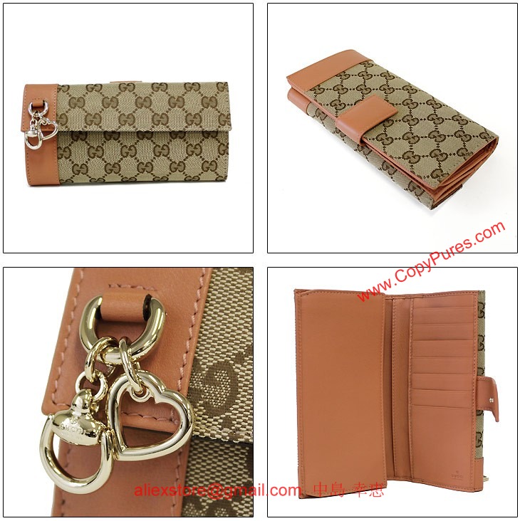 グッチ GUCCI Wホック長財布 ORIGINAL GG(オリジナルGG) HEART BIT ハートビット 2012年秋冬新作 270027